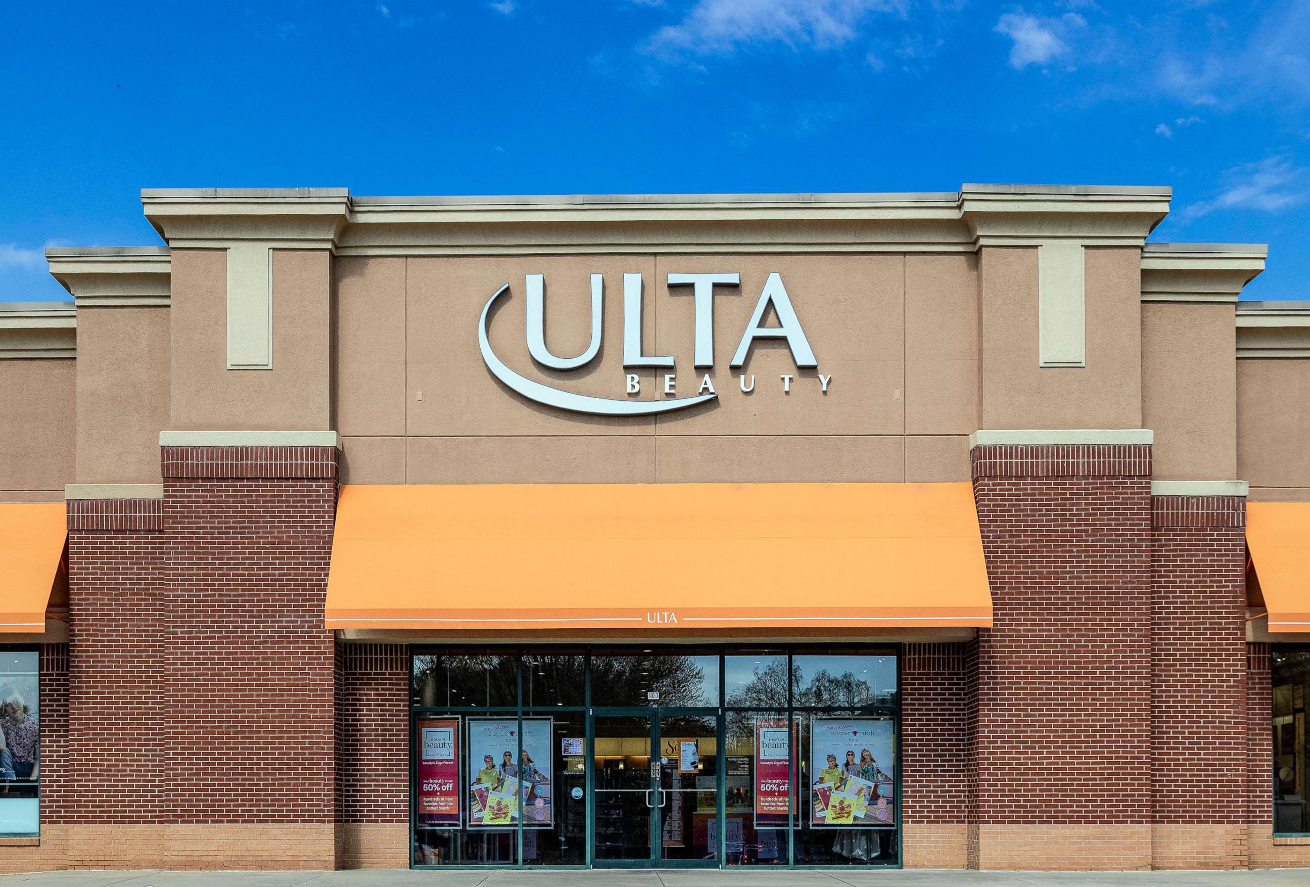 PHOTO: An Ulta beauty and cosmetics store stands in Snellville, Ga., March 30, 2019. 