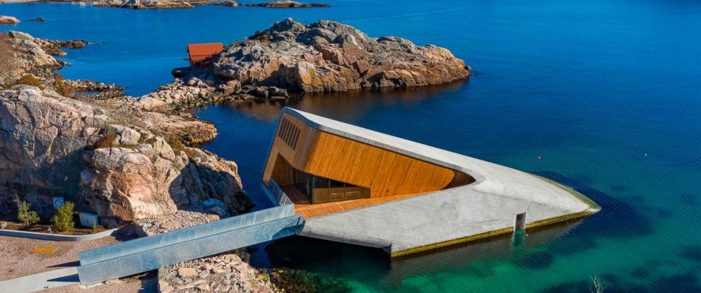 Dine under the icy sea at Europe's first underwater restaurant - ABC News