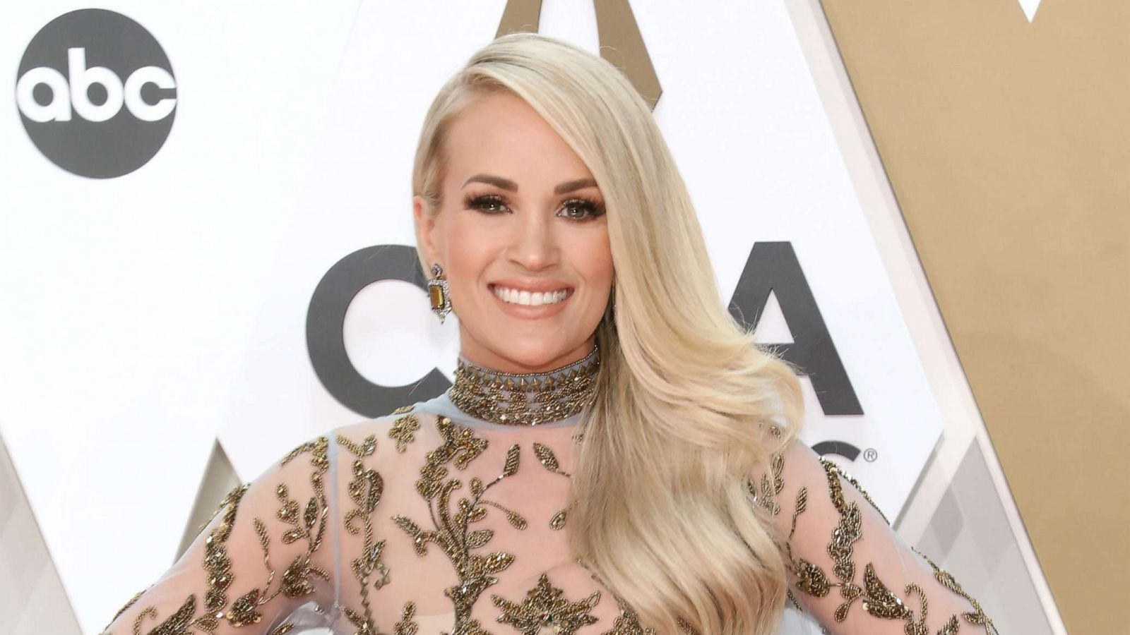 PHOTO: Carrie Underwood attends the 53nd annual CMA Awards at Bridgestone Arena on November 13, 2019 in Nashville, Tennessee.