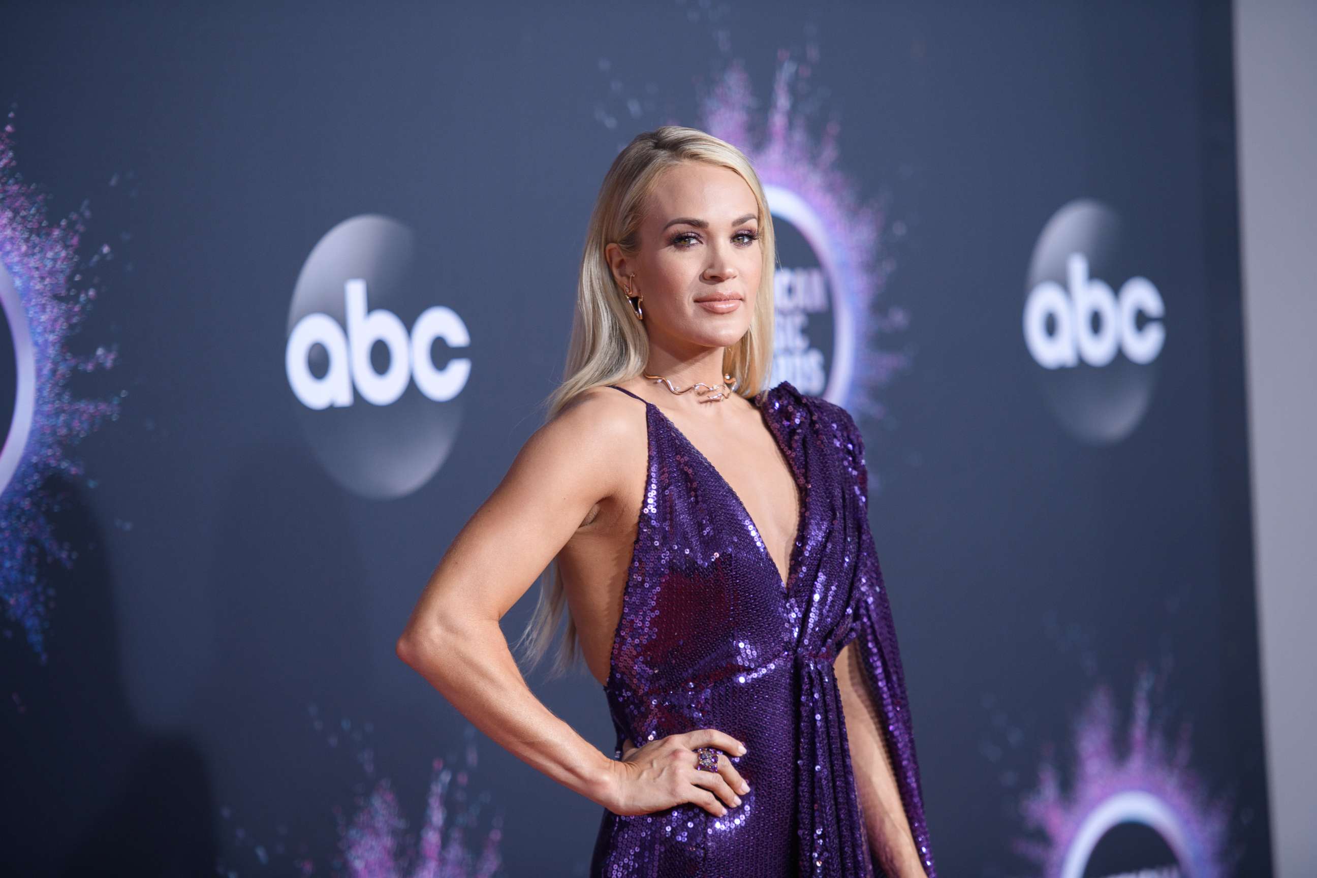 PHOTO: Carrie Underwood is seen at the American Music Awards, Nov. 24, 2019.