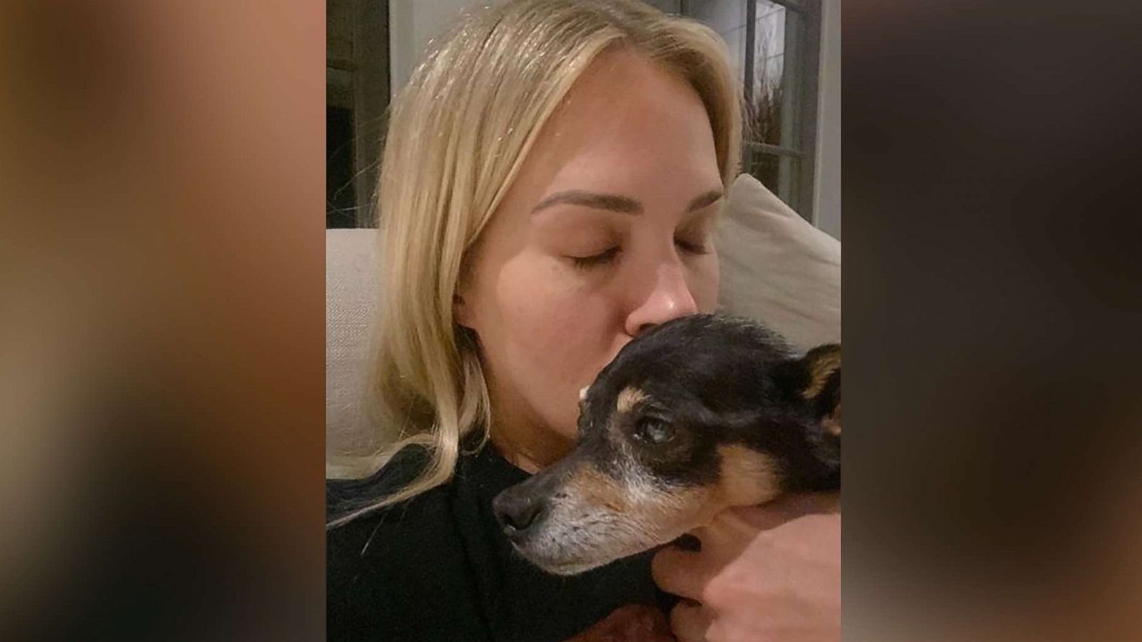 PHOTO: Singer Carrie Underwood posted on April 4, 2022, to social media, a tribute to her dog after he passed away.