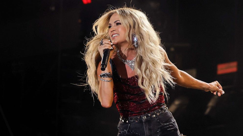PHOTO: Carrie Underwood performs on June 11, 2022, in Nashville, Tenn.
