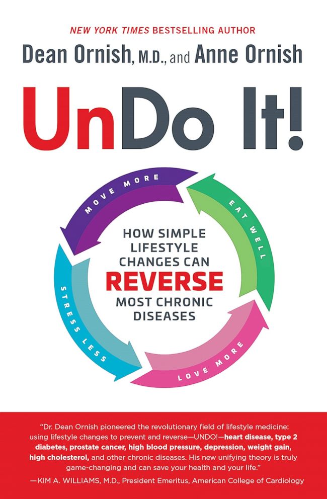 PHOTO: "Undo It!: How Simple Lifestyle Changes Can Reverse Most Chronic Diseases" by Dean Ornish and Anne Ornish