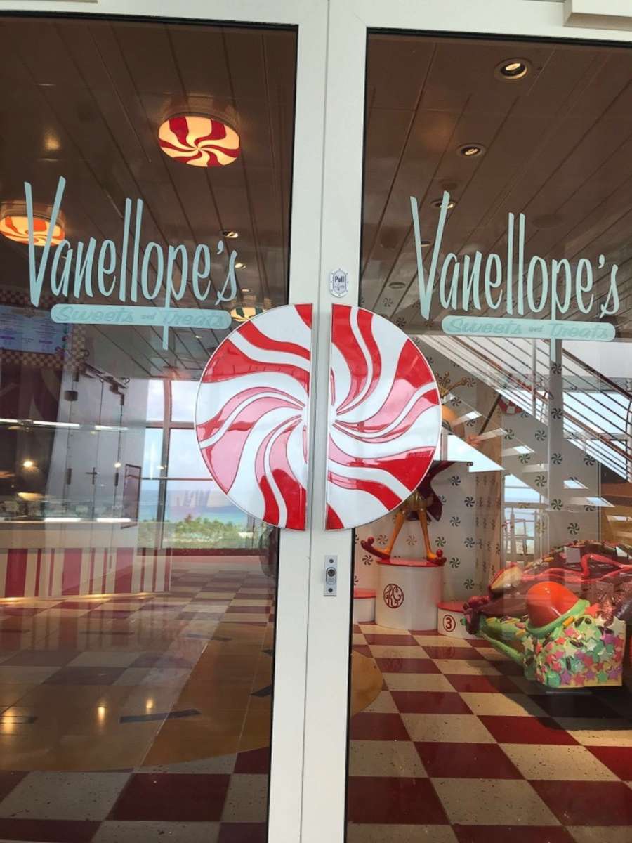 PHOTO: The entrance to Vanellope's Sweets and Treats on the Disney Dream cruise ship.