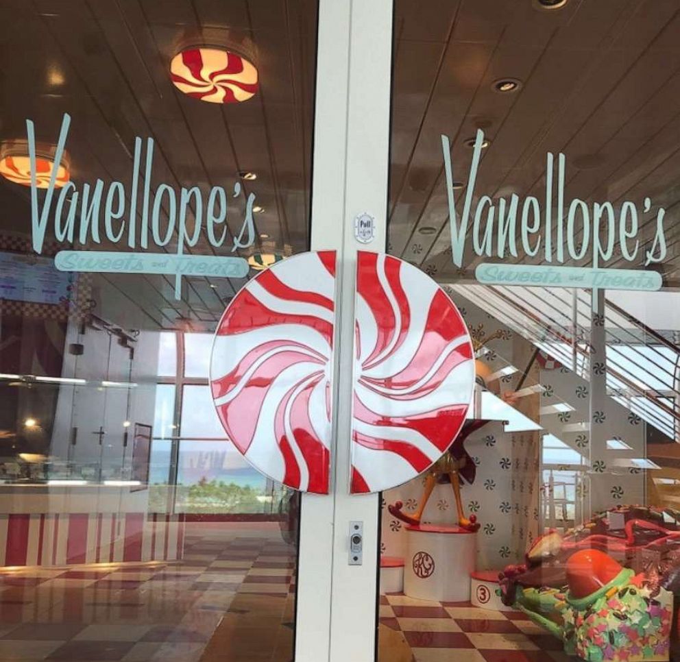 PHOTO: The entrance to Vanellope's Sweets and Treats on the Disney Dream cruise ship.