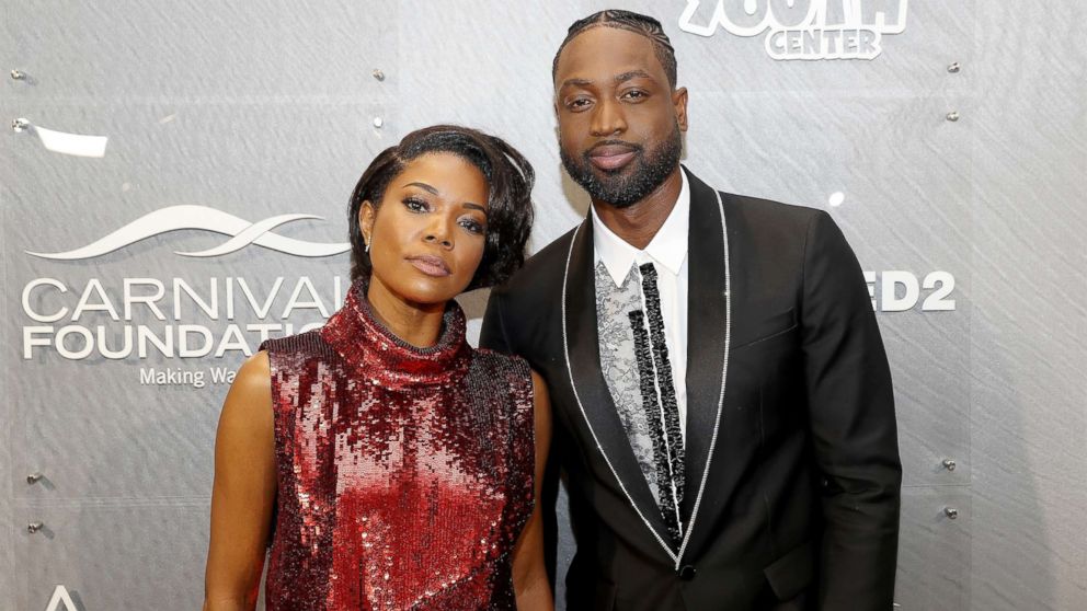 Gabrielle Union and Dwyane Wade attend the 6th annual "A Night On The Runwade" at Aventura Mall, March 16, 2019, in Miami, Florida.