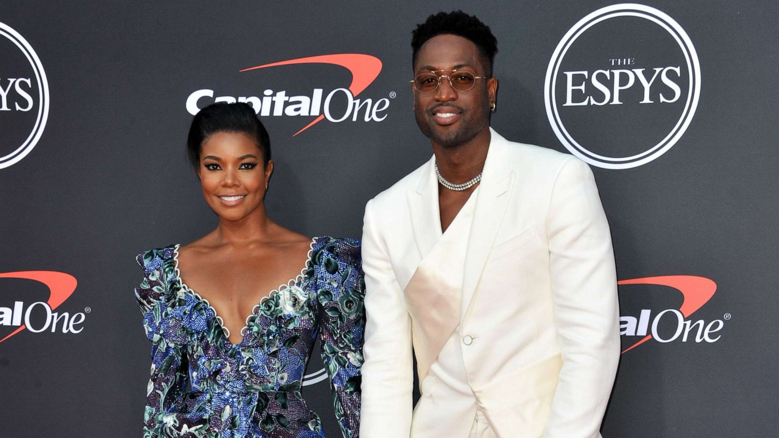 PHOTO: Gabrielle Union and Dwyane Wade attend the 2019 ESPY Awards at Microsoft Theater, July 10, 2019, in Los Angeles.