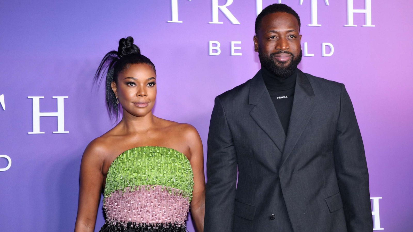 PHOTO: Gabrielle Union and Dwyane Wade attend the Season 3 Premiere of Apple TV's "Truth be Told" at Pacific Design Center, Jan. 19, 2023, in West Hollywood, Calif.