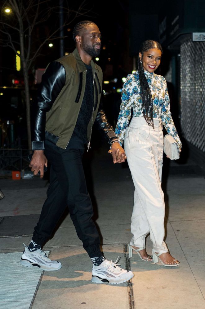 PHOTO: Dwyane Wade and Gabrielle Union out in New York City, March 29, 2019.