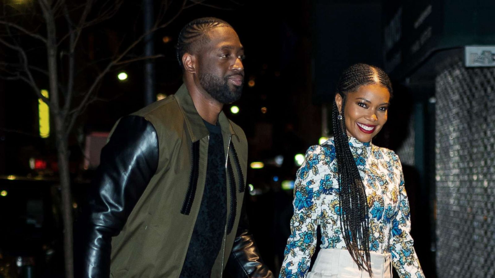 PHOTO: Dwyane Wade and Gabrielle Union out in New York City, March 29, 2019.