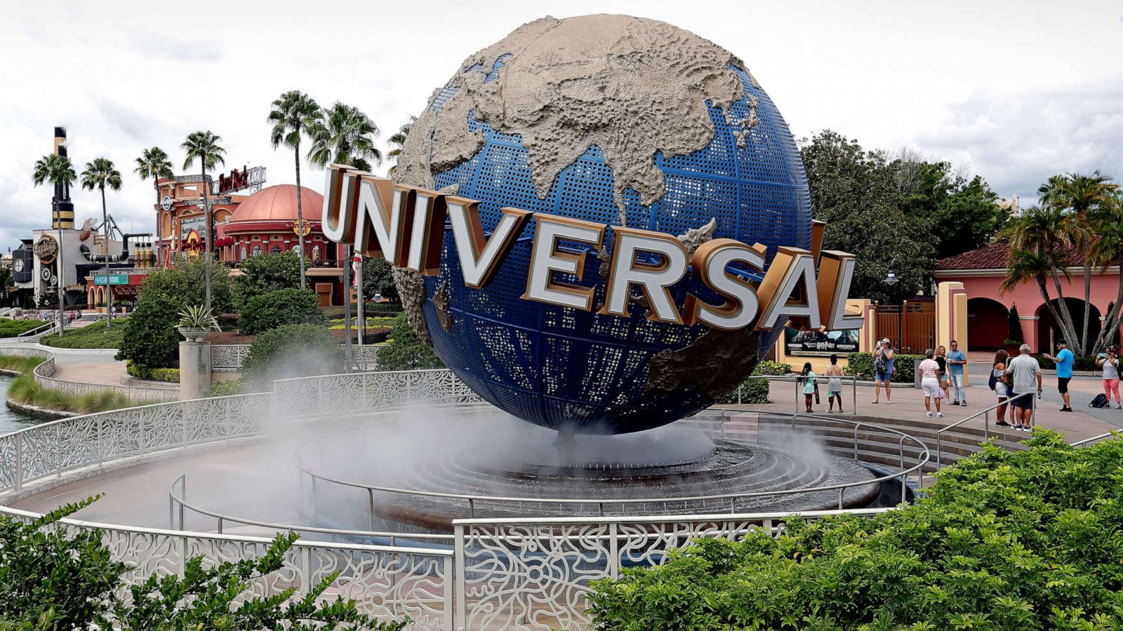 PHOTO: The globe at Universal Studios City Walk at Universal Studios Florida in Orlando, Fla., Aug. 5, 2019.