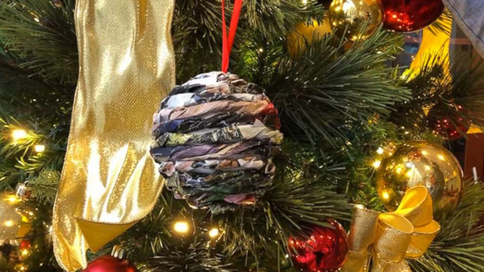 PHOTO: Go green this Christmas with upcycled ornaments.