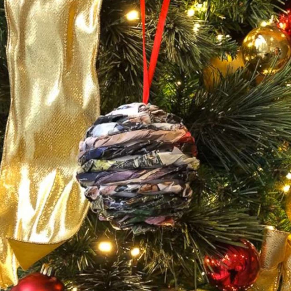 VIDEO: DIY Christmas crafts: Turn old magazines into festive upcycled ornaments