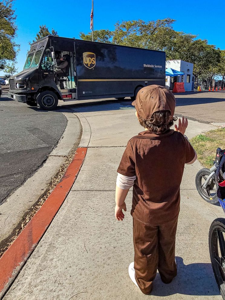 PHOTO: Marco Elizondo, 2, was surprised with a mini UPS truck in early March, though his love for the big, brown trucks started around Christmas when he'd see them drive by his Chula Vista, California home.