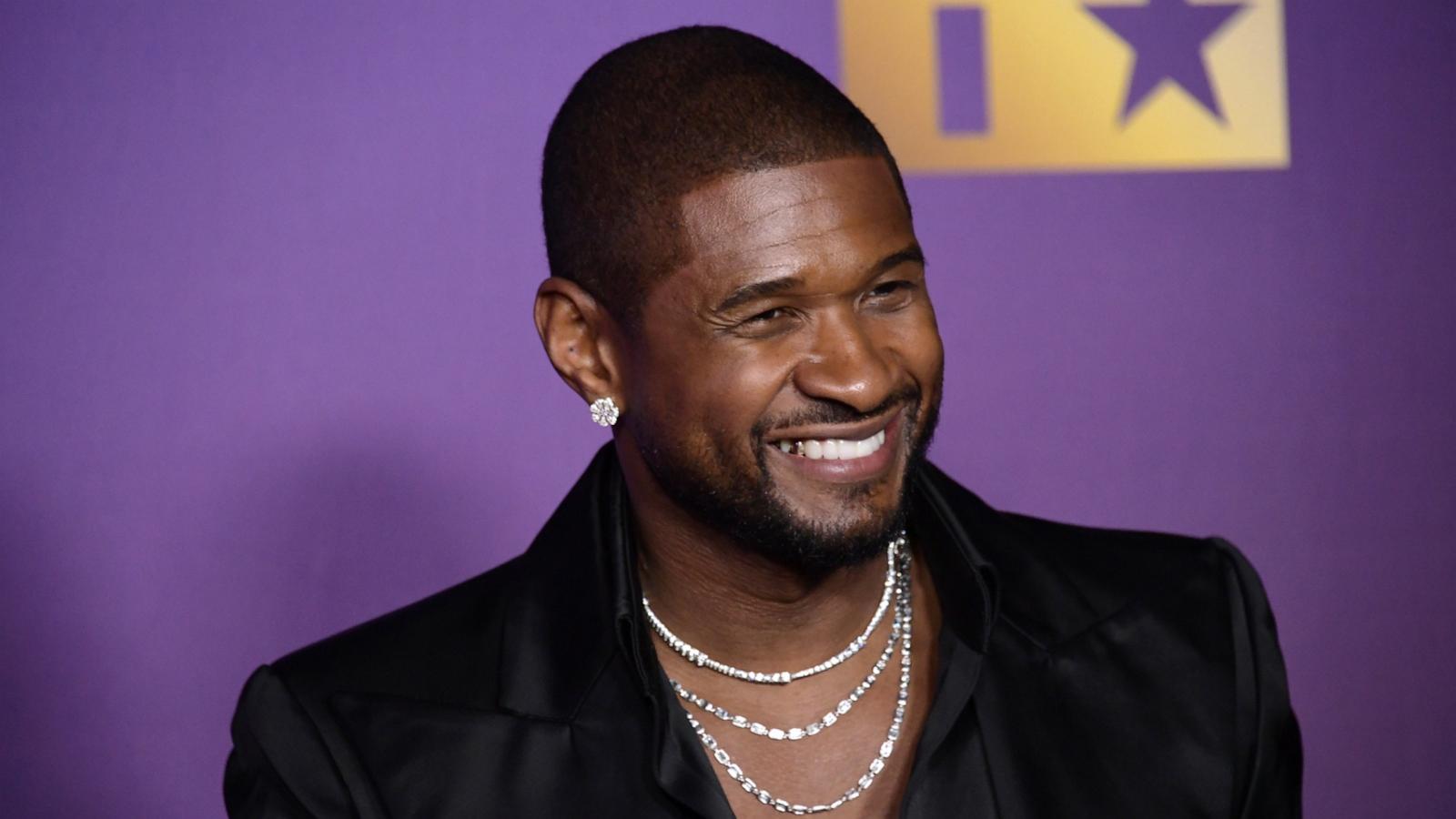 PHOTO: Usher, winner of the Entertainer of the Year award, poses in the press room during the 55th Annual NAACP Awards, March 16, 2024, in Los Angeles.