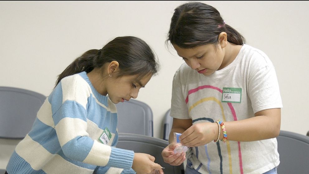 PHOTO: Elementary school students in Uvalde, Texas, play at the Survivors United Playday on Nov. 19, 2022.