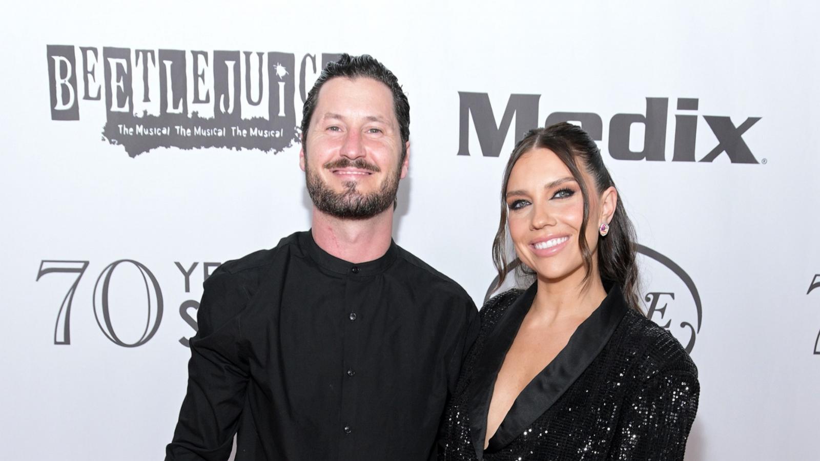 PHOTO: In this May 13, 2023, file photo, Val Chmerkovskiy and Jenna Johnson attend an event in Beverly Hills, Calif.