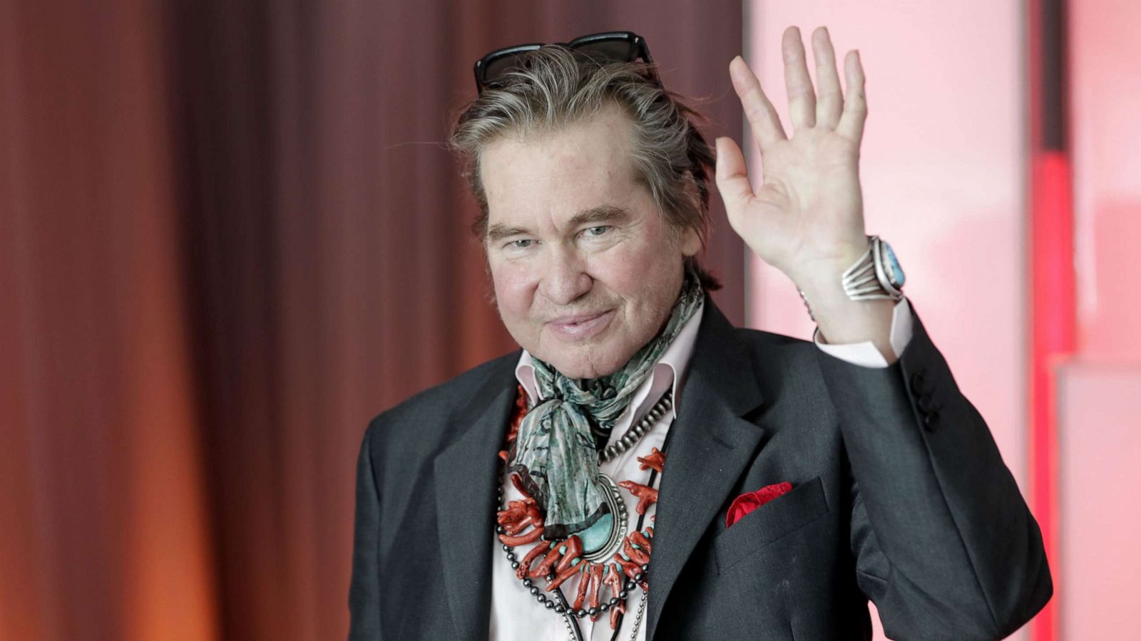 PHOTO: Val Kilmer visits the United Nations headquarters in New York City, July 20, 2019.