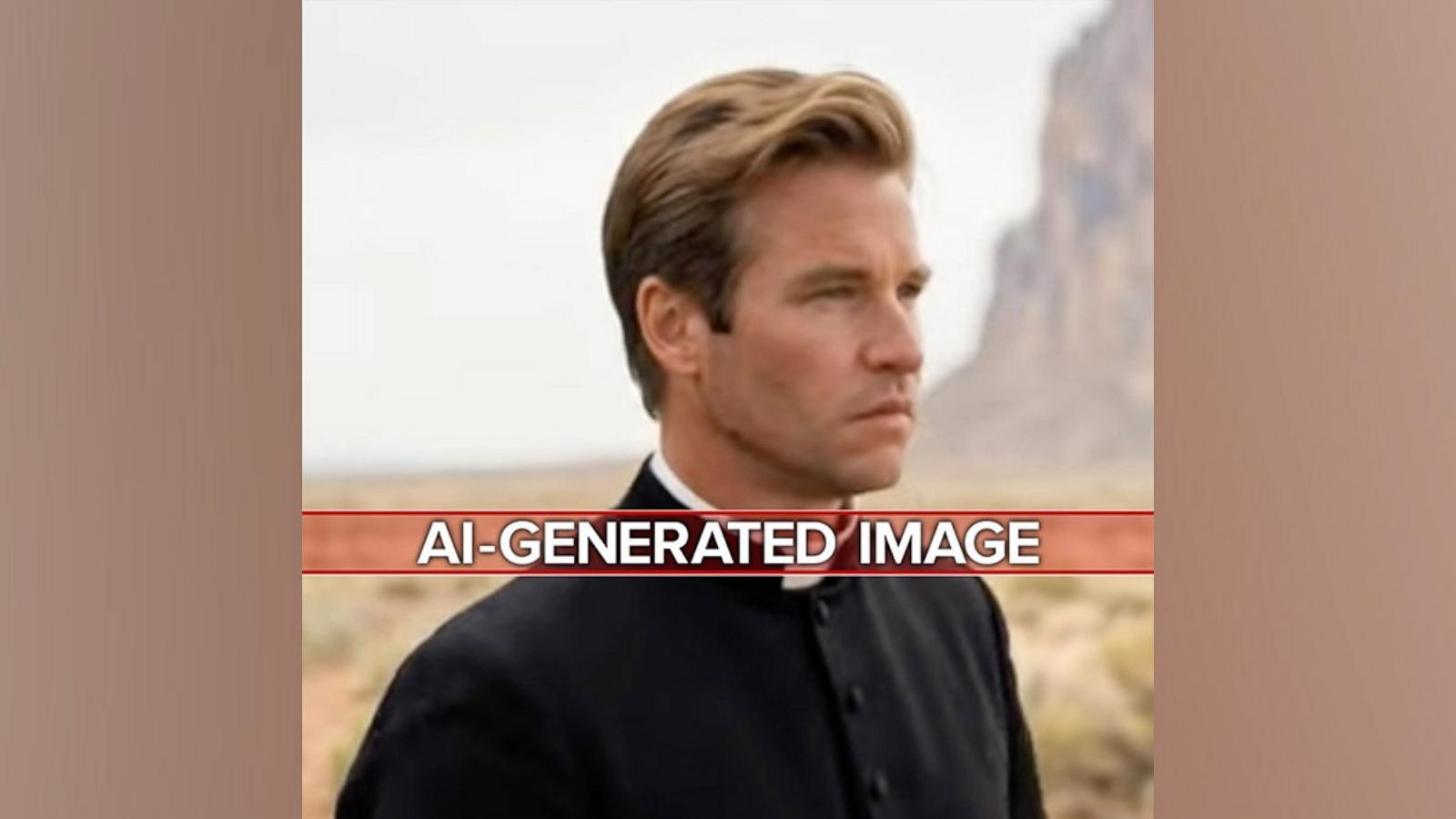 PHOTO: An AI-generated likeness of Val Kilmer appears in the trailer for "As Deep as the Grave," unveiled by Coerte Voorhees at CinemaCon.