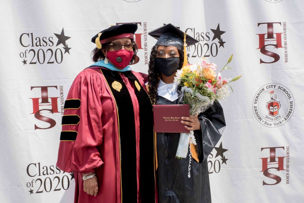 PHOTO: Ashanti Palmer graduated from Nellie A. Thornton High School in Mount Vernon, New York, with perfect attendance. The 17-year-old said she hasn't missed school since pre-k, and intends to keep it going throughout college.