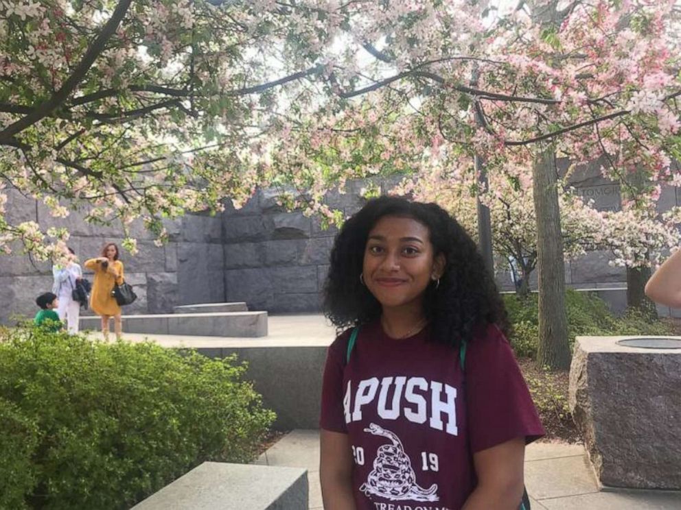 PHOTO: Jada Tulloch, a senior at Middletown High School North in Middletown, New Jersey, shared an anti-racism speech on Instagram June 1. The 18-year-old told "Good Morning America" that her video received mixed responses from community members.