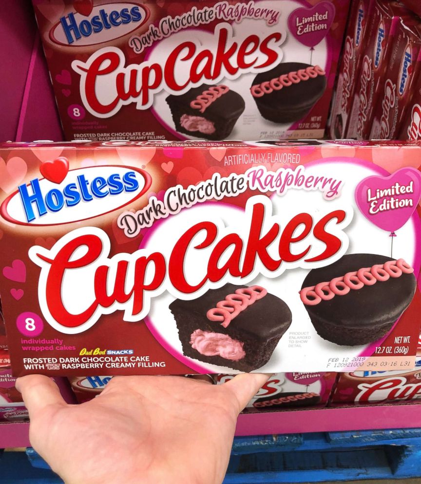 PHOTO: Limited edition Hostess cupcakes with dark chocolate raspberry filling. 