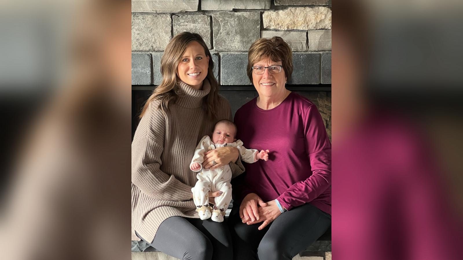 PHOTO: Teegan, her mom, Valerie Weber, and her grandmother, Wanda Scherr, all share the same birthday of Oct. 23.