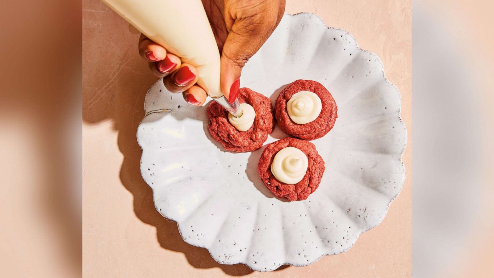 PHOTO: Vallery Lomas' Red Velvet Thumbprints from "Life Is What You Bake It," published by Clarkson Potter, an imprint of Random House.