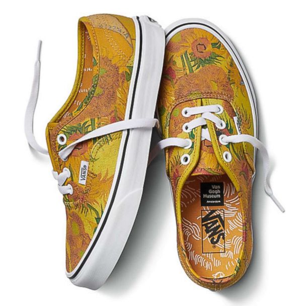 vans off the wall sunflower shoes