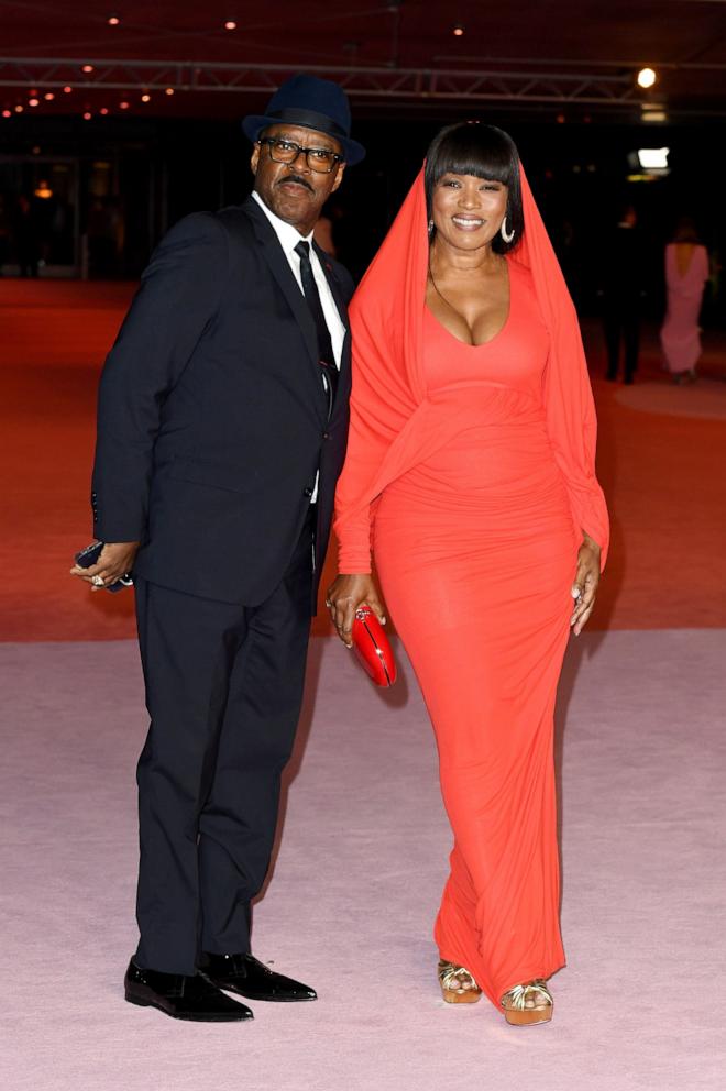 PHOTO: Angela Bassett and Courtney B. Vance attend the 3rd Annual Academy Museum Gala at Academy Museum of Motion Pictures on December 03, 2023 in Los Angeles.