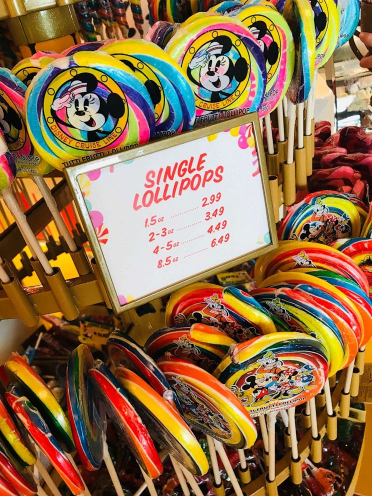 PHOTO: Lollipops galore at Vanellope's Sweets and Treats on the Disney Dream. 