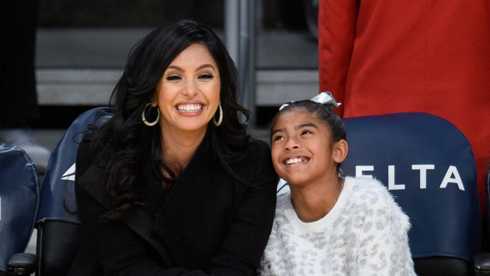 PHOTO: In this Nov. 29, 2015, file photo, Vanessa Bryant (L) and Gianna Maria-Onore Bryant attend a basketball game between the Indiana Pacers and the Los Angeles Lakers at Staples Center, in Los Angeles.