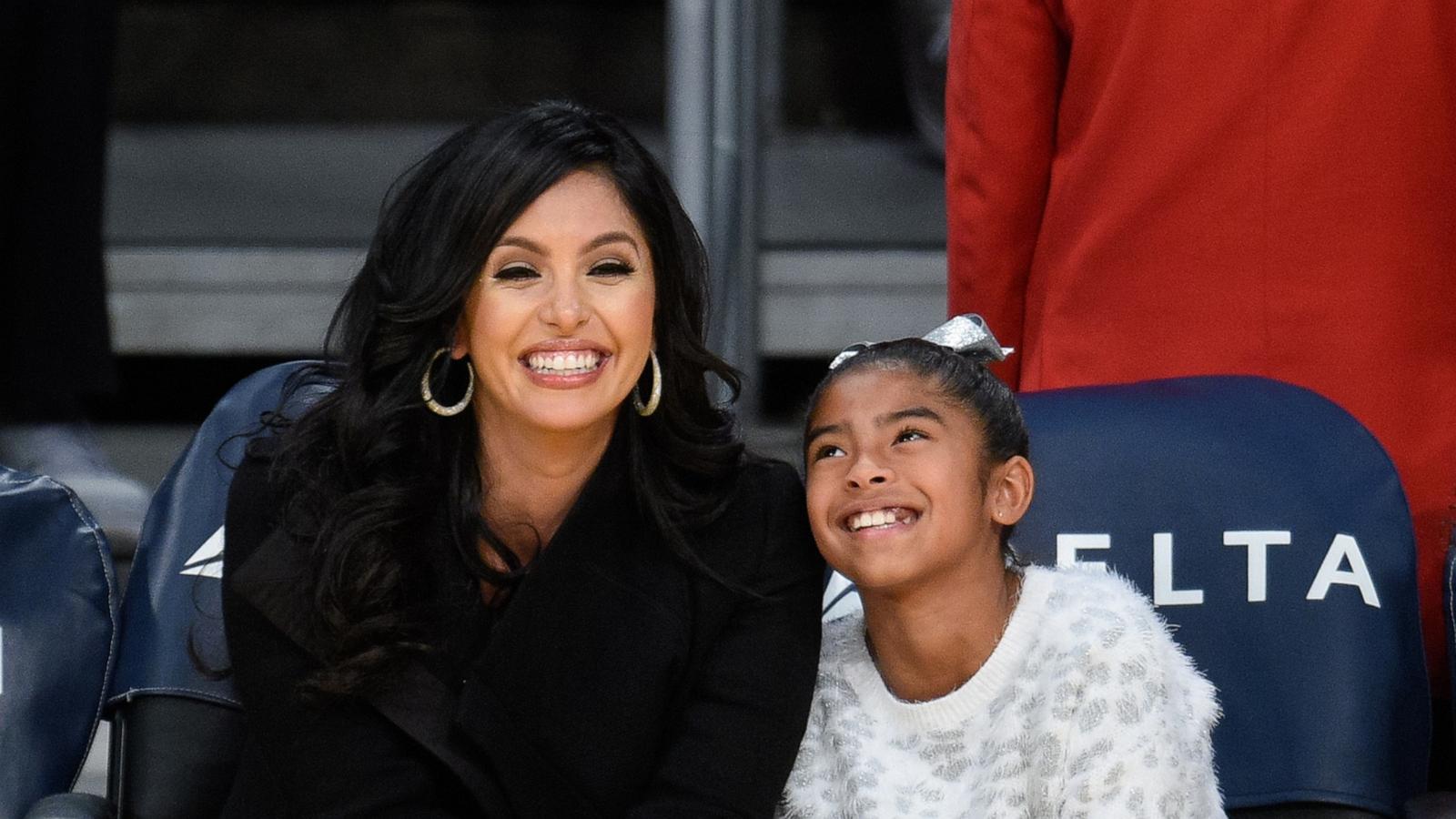 PHOTO: In this Nov. 29, 2015, file photo, Vanessa Bryant and Gianna Maria-Onore Bryant attend a basketball game between the Indiana Pacers and the Los Angeles Lakers at Staples Center in Los Angeles.