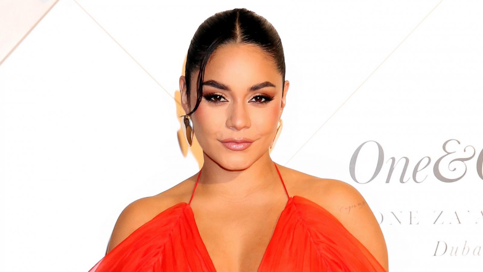 PHOTO: Vanessa Hudgens poses on the red carpet at the One&Only One Za'abeel Grand Opening at Aelia, Feb. 10, 2024, in Dubai, United Arab Emirates.