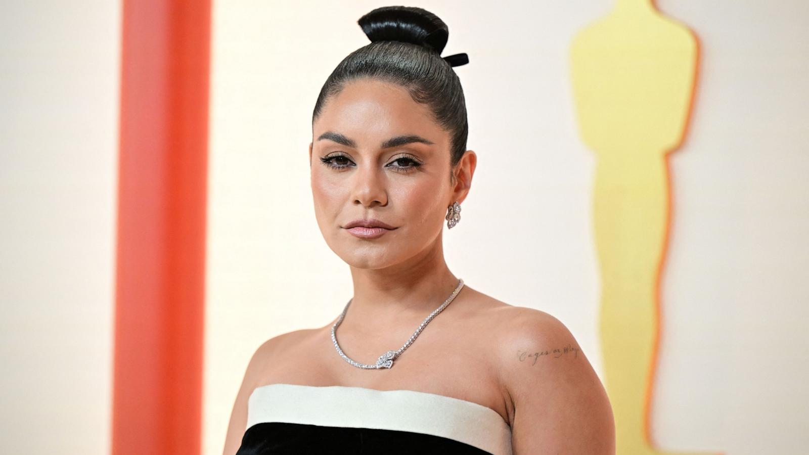 PHOTO: US actress Vanessa Hudgens attends the 95th Annual Academy Awards at the Dolby Theatre in Hollywood, Calif. on March 12, 2023.