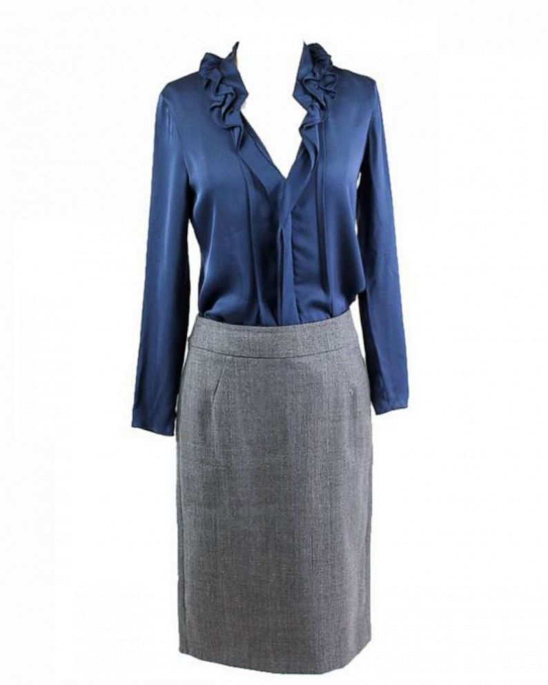 PHOTO: Longtime fans of the HBO show will remember this Tahari blouse and Armani skirt from season 1.