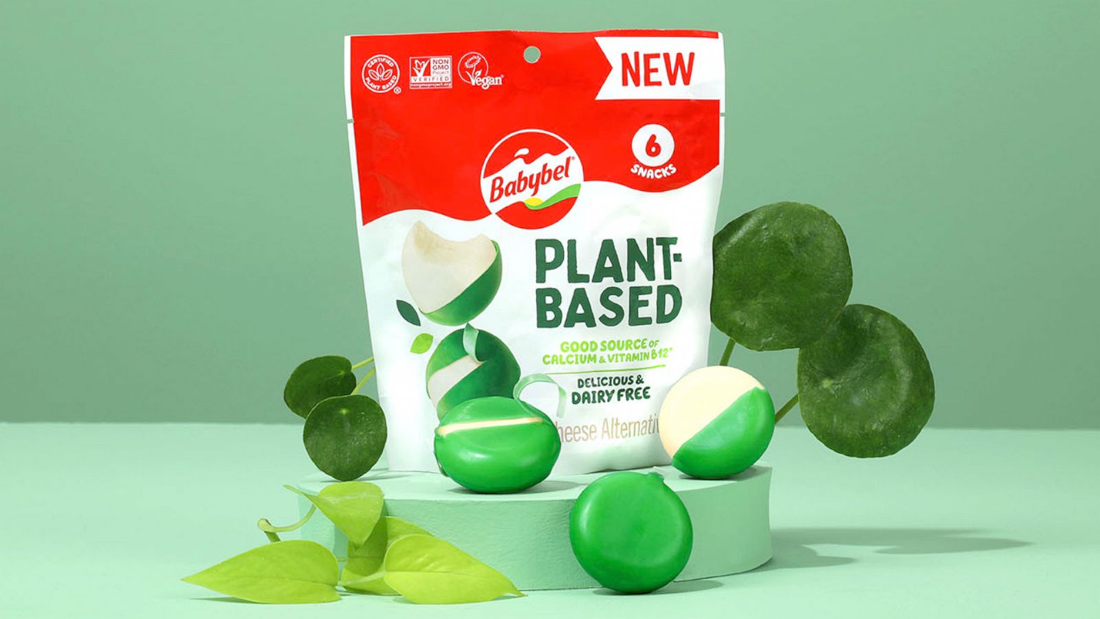 PHOTO: New plant-based Babybel non-dairy alternative cheese snacks.