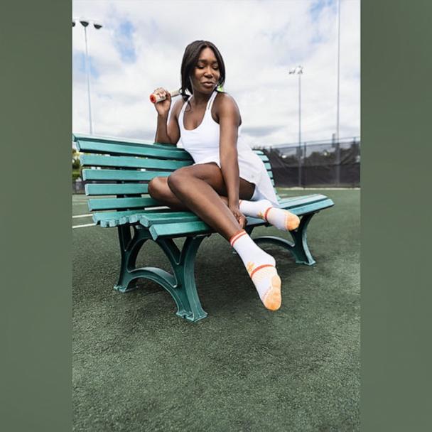 PHOTO: Bombas and Venus Williams collaborate on a new sock collection.