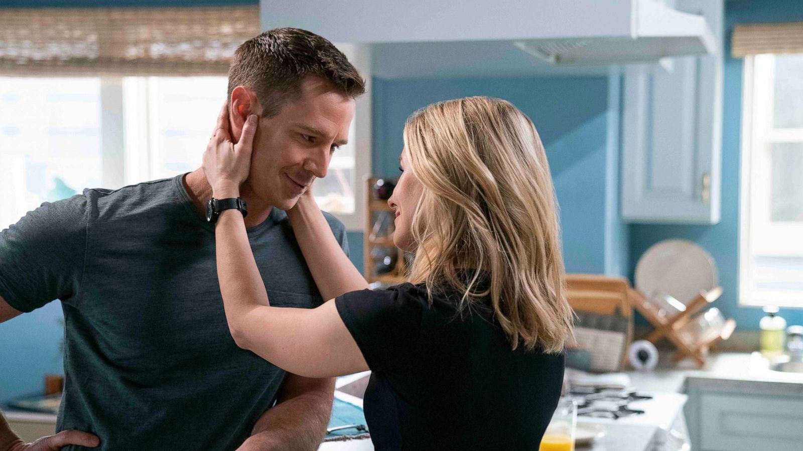 PHOTO: Jason Dohring and Kristen Bell are shown in this scene from episode 105, in season 4 of Veronica Mars.