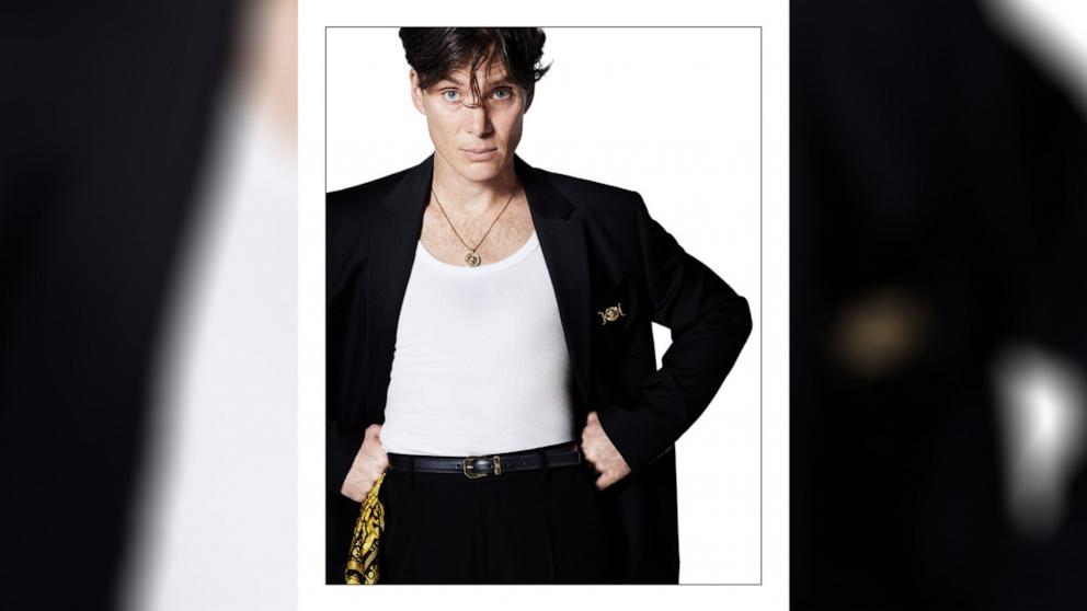 PHOTO: Cillian Muprhy stars in the new Versace Icons collection campaign.
