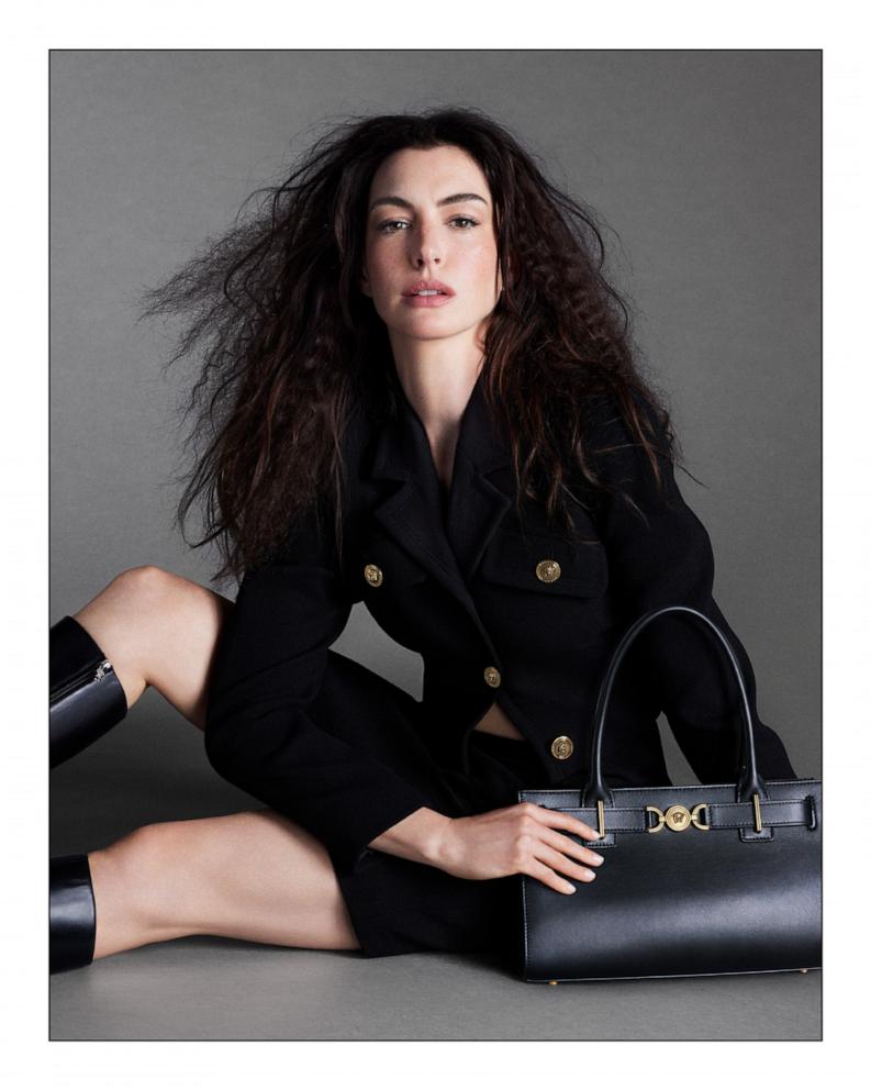 PHOTO: Anne Hathaway stars in the new Versace Icons collection campaign.