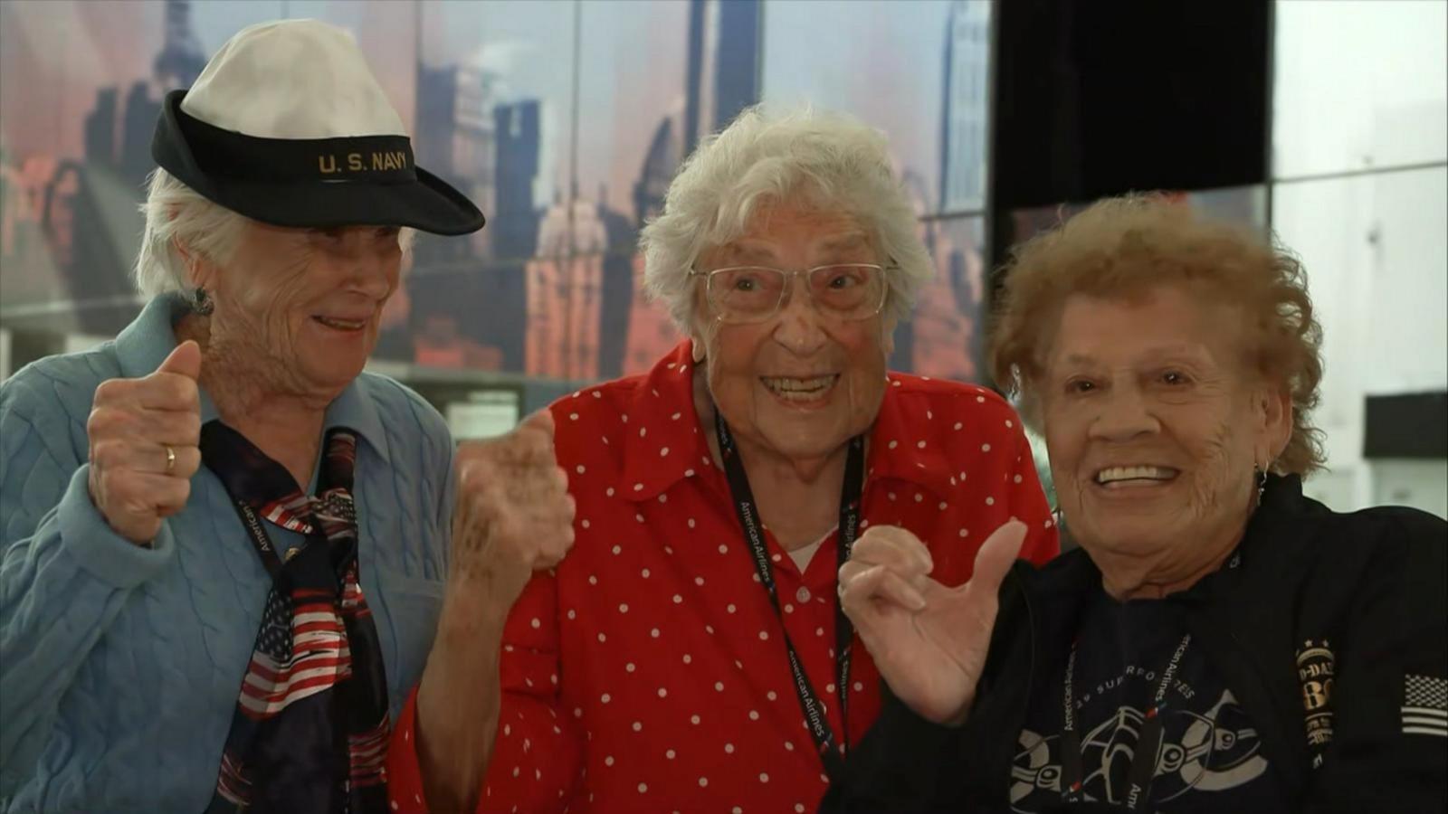 PHOTO: A group of U.S. World War II veterans, including three women, traveled to the Normandy region of France to commemorate the 80th anniversary of D-Day.