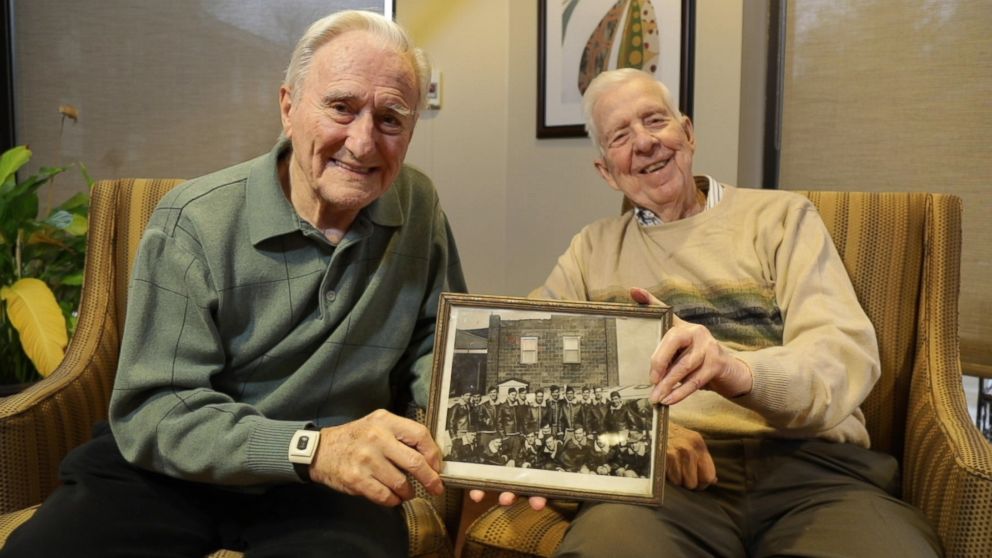 PHOTO: Wes Piros (left) and Bob Adams (right) are two U.S. Air Force vets who opened up in an interview with "GMA." 