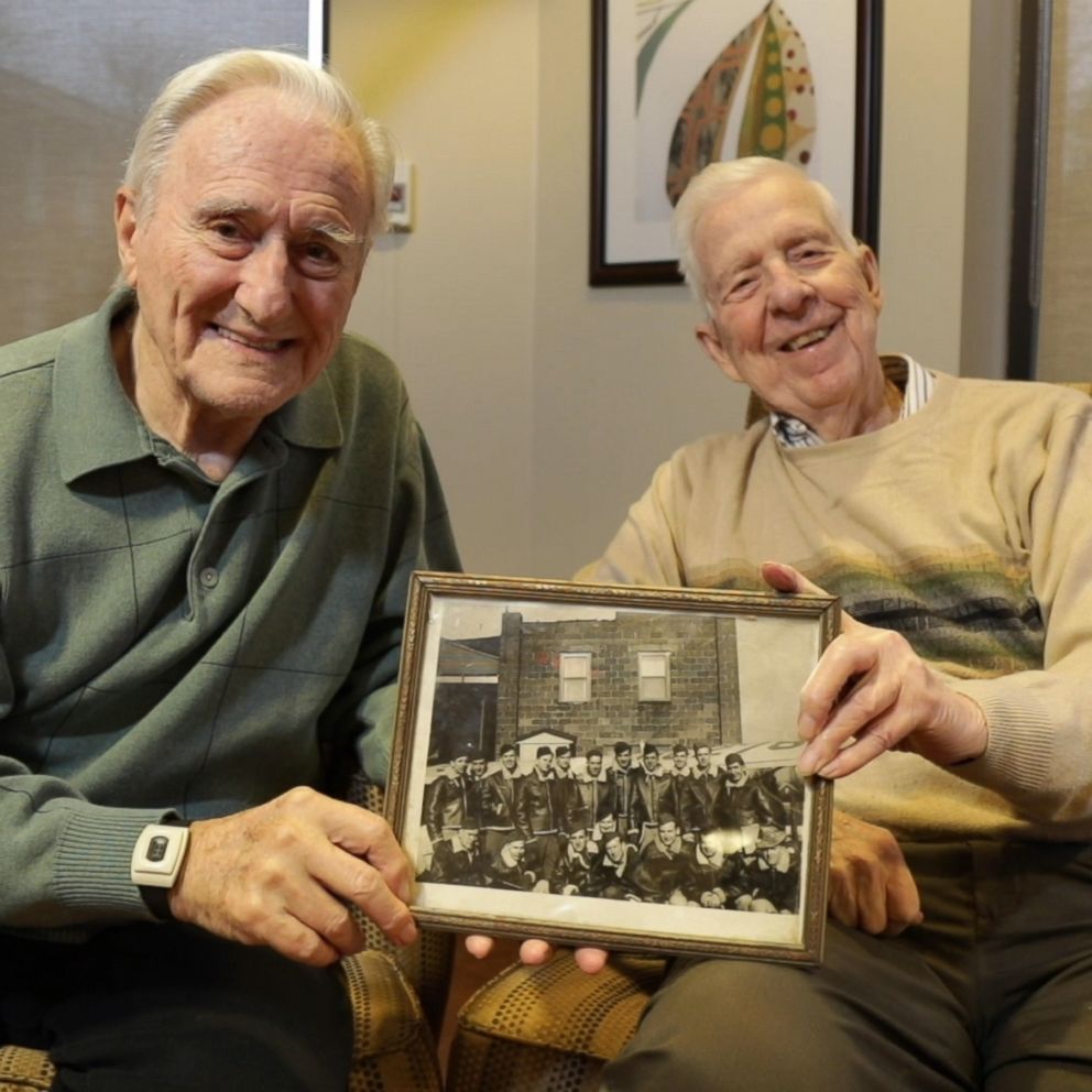 VIDEO: WWII vets reunite decades later at age 95
