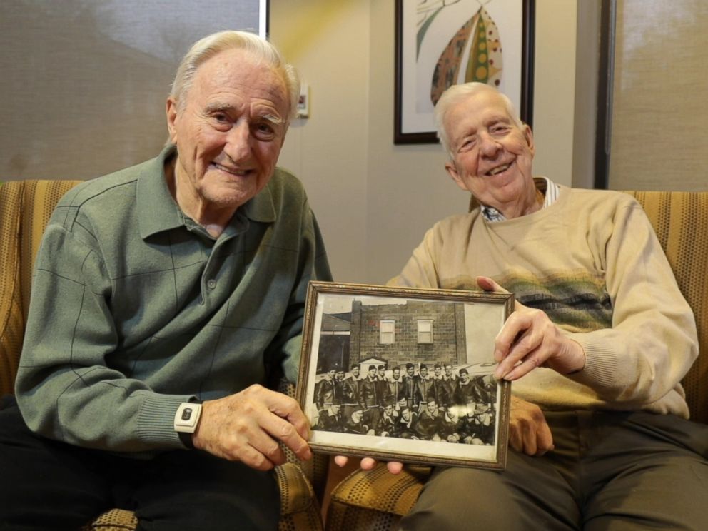 PHOTO: Wes Piros (left) and Bob Adams (right) are two U.S. Air Force vets who opened up in an interview with GMA.