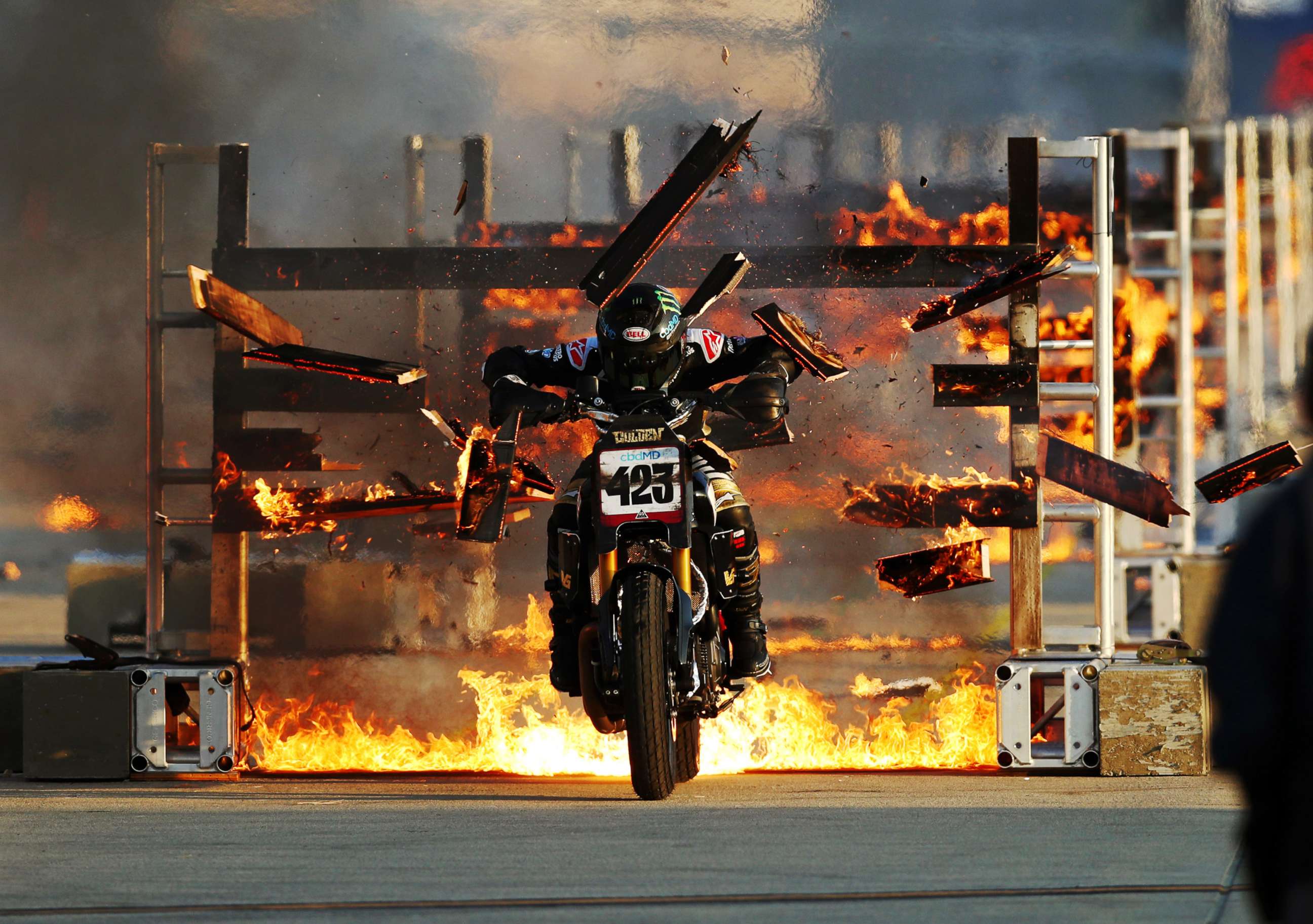 PHOTO: Vicki Golden performs during HISTORY's Live Event 'Evel Live 2' at  San Bernardino International Airport, July 7, 2019, in San Bernardino, Calif.