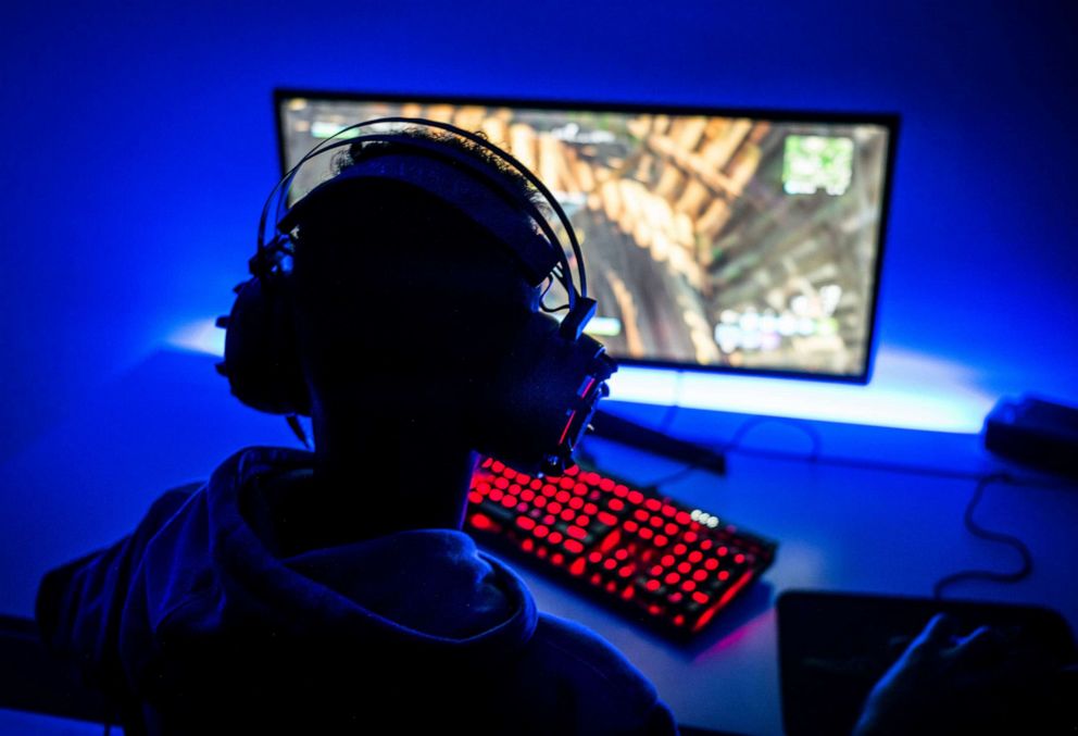 PHOTO: A man plays video games in this undated stock image.