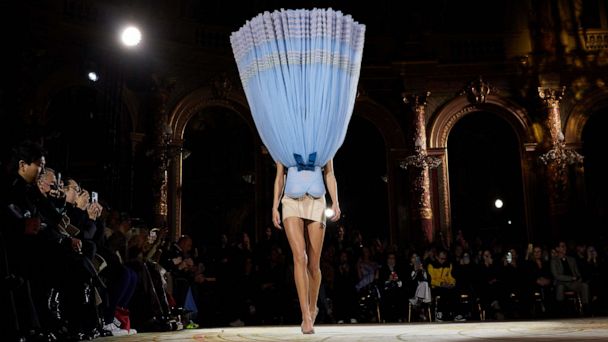 Viktor & Rolf makes strong case for upside down, sideways and floating ball gowns - GMA