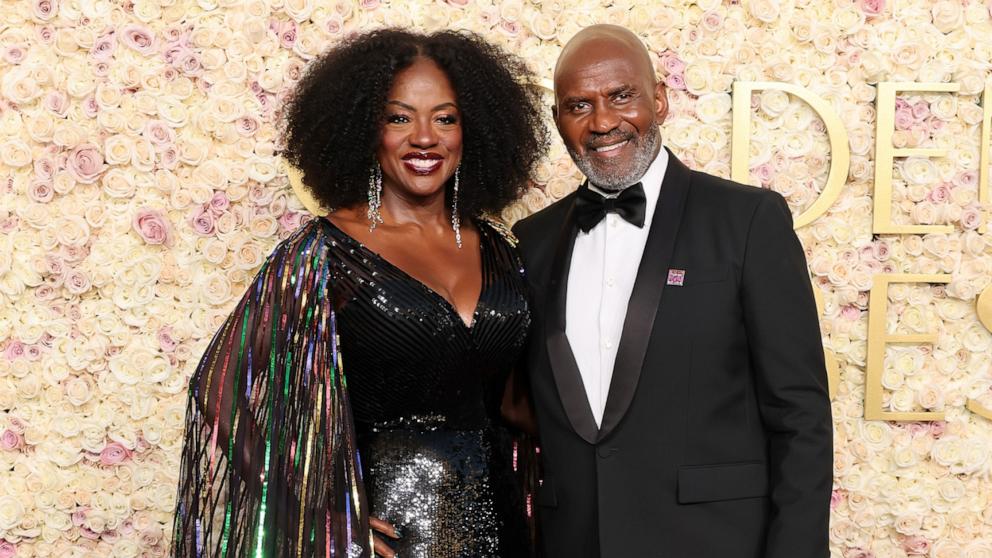 PHOTO: Viola Davis and Julius Tennon attend the 82nd Annual Golden Globe Awards, Jan. 5, 2025, in Beverly Hills, Calif.