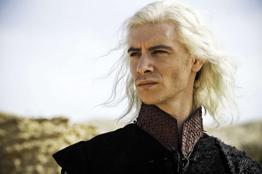  Harry Lloyd, as Viserys Targaryen, in a scene from 'Game of Thrones.'					